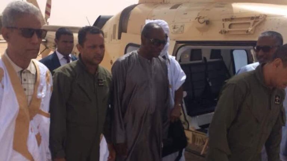 Alpha Condé à Nouakchott.
