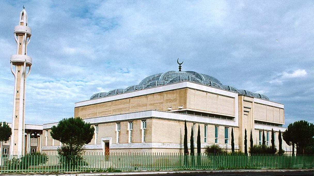 La grande mosquée de Rome.
