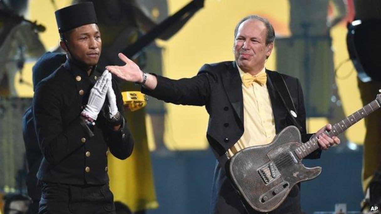 Pharell Williams et Hans Zimmer se sont retrouvés pour une nouvelle version de "Happy".
