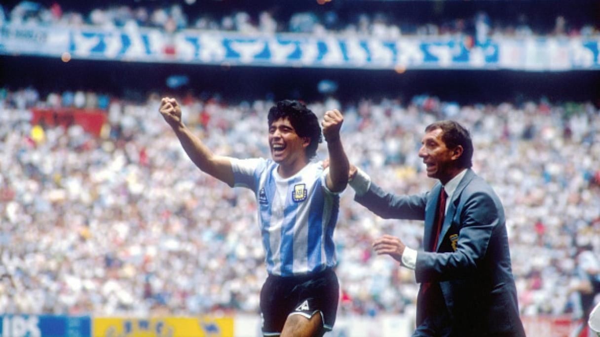 Carlos Bilardo et Maradona au Mondial-86.
