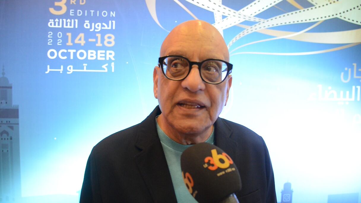 Khairy Beshara, réalisateur égyptien, a présidé le jury du long-métrage du Festival du film arabe de Casablanca, du 14 au 18 octobre 2022.
