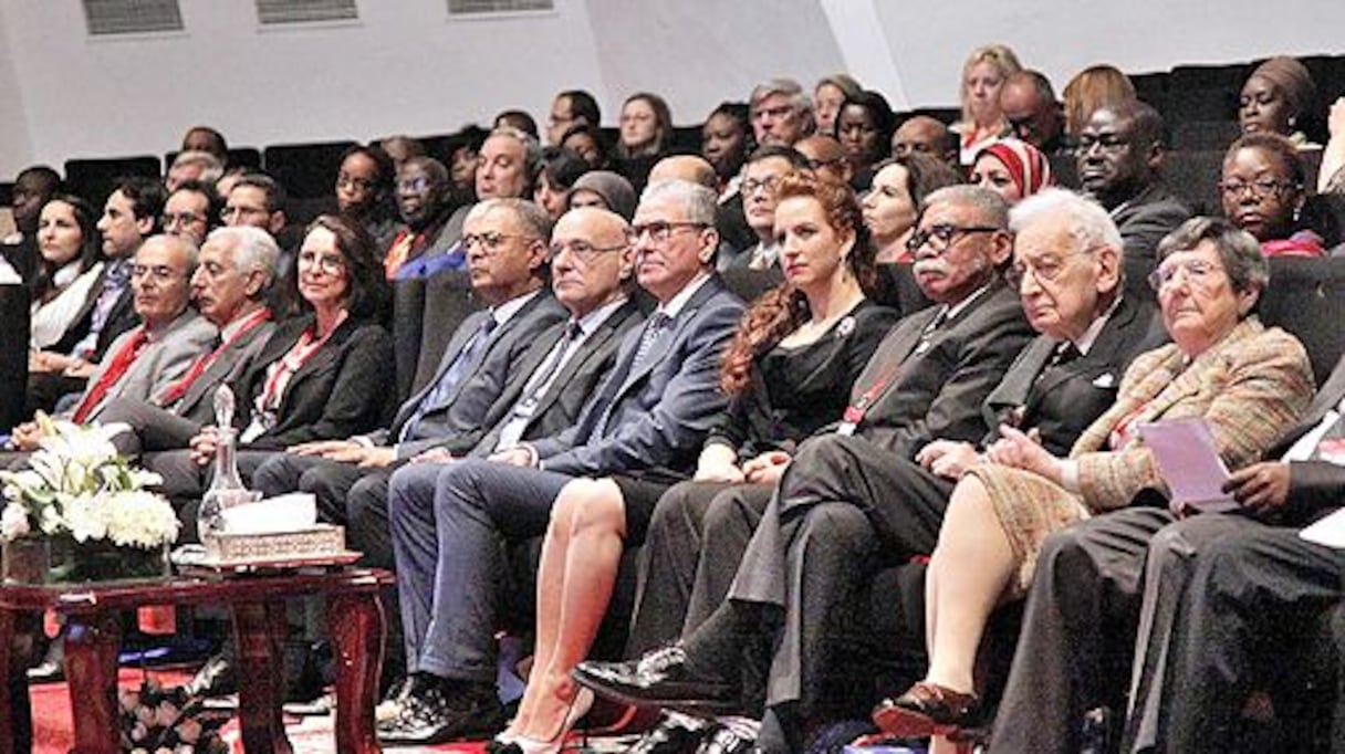 Lalla Salma à l'ouverture de la 10e conférence de l'OAREC à Marrakech. 
