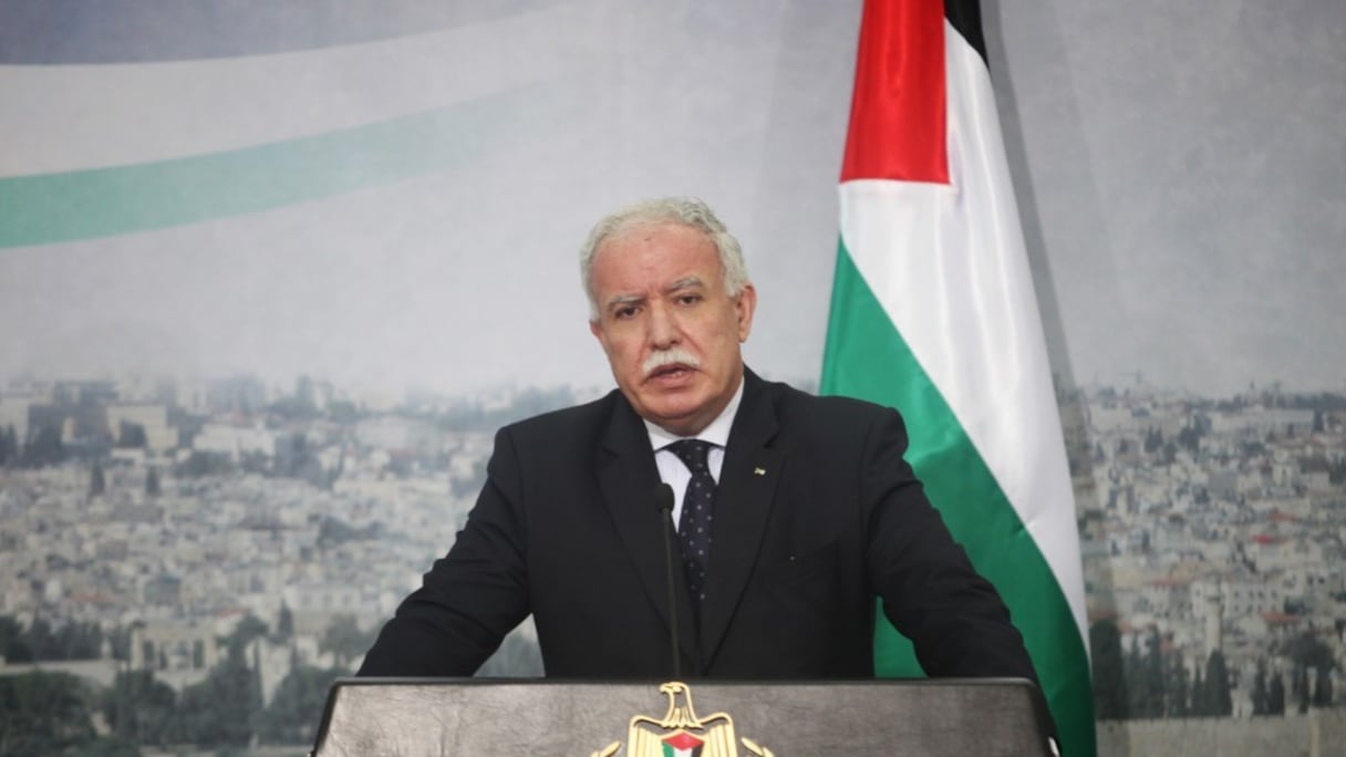 Riyad Maliki, ministre palestinien des Affaires étrangères.
