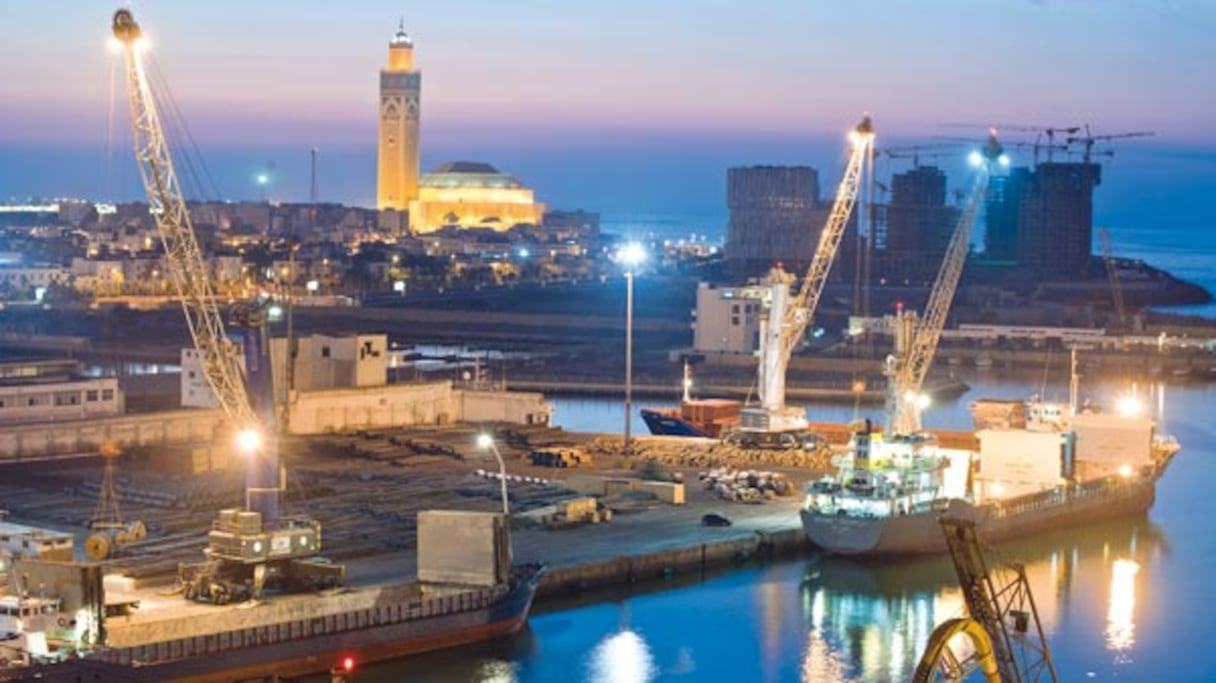 Le port de Casablanca.
