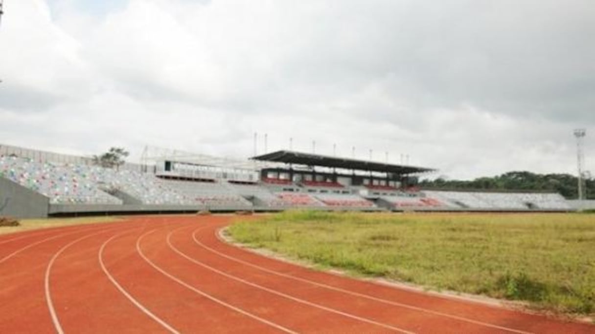 Le stade d'Ebebiyin pour la CAN 2015 en Guinée Equatoriale.
