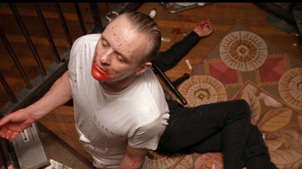 Anthony Hopkins, dans Le Silence des Agneaux (Jonathan Demme, 1991).