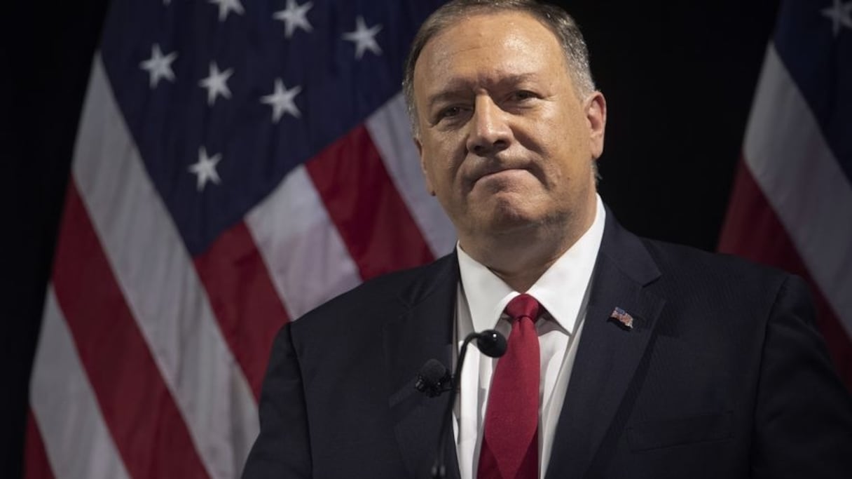 Mike Pompeo, secrétaire d'Etat américain. 
