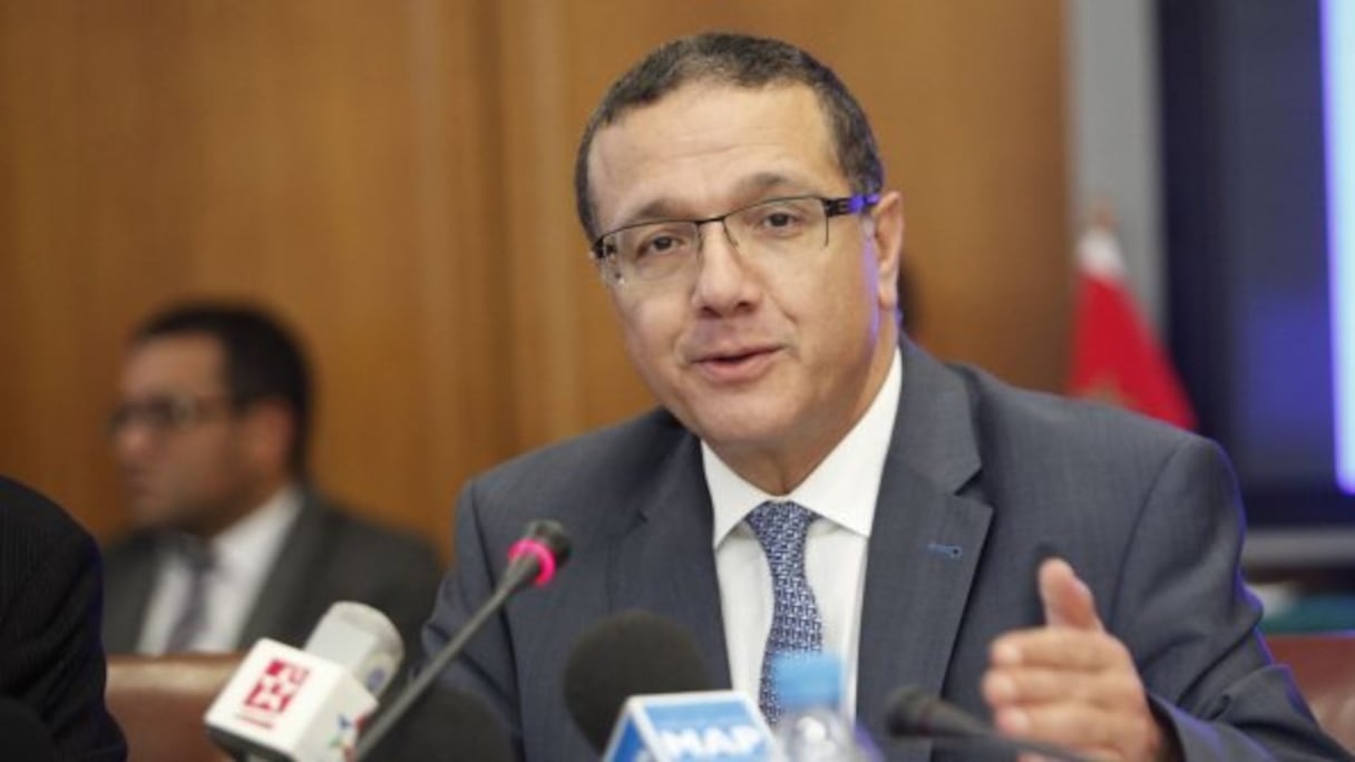 Mohamed Boussaid, ministre de l'Economie et des finances.
