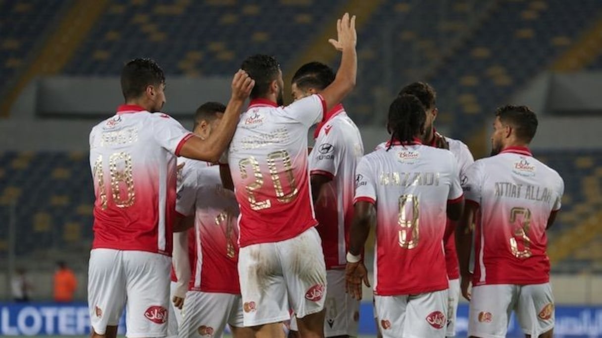 La joie des joueurs du Wydad.
