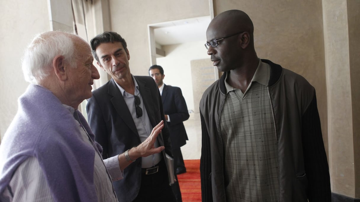 Le festival d'Essaouira est un lieu de partage et d'échanges d'idées. Lilian Thuram, André Azoulay et Pascal Blanchard en pleine discussion...
