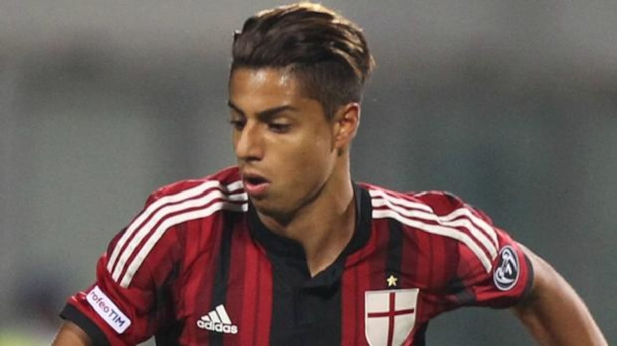 Hakim Mastour, joueur de l'AC Milan. 
