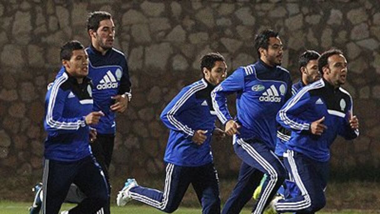 Les Rajaouis en plein entraînement.