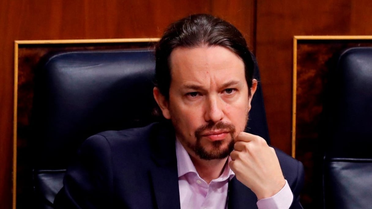 Pablo Iglesias, chef du parti espagnol émergent Podemos. 
