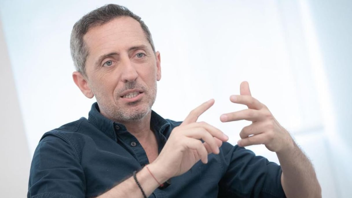 Gad Elmaleh, l'humoriste et chanteur marocain.
