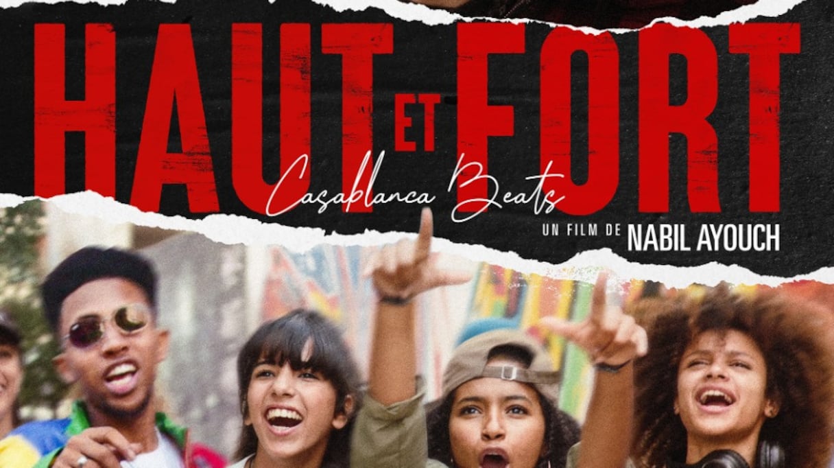 L'affiche du film "Haut et fort de Nabil Ayouch qui sort le 3 novembre dans les salles du Maroc
