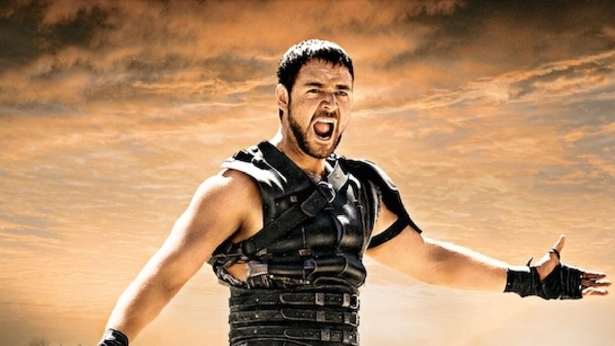 Russell Crowe dans "Gladiator". 
