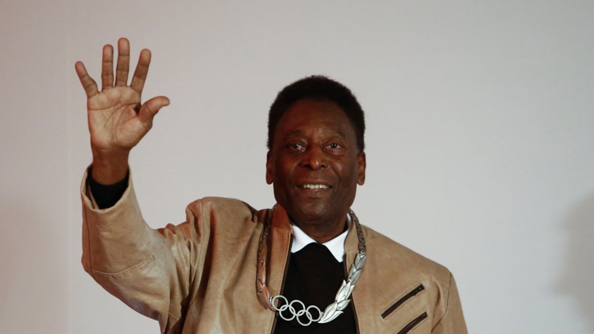 Pelé, légende du football brésilien et mondial.
