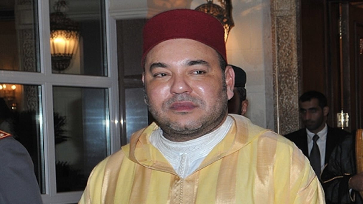 Mohammed VI, roi du Maroc.
