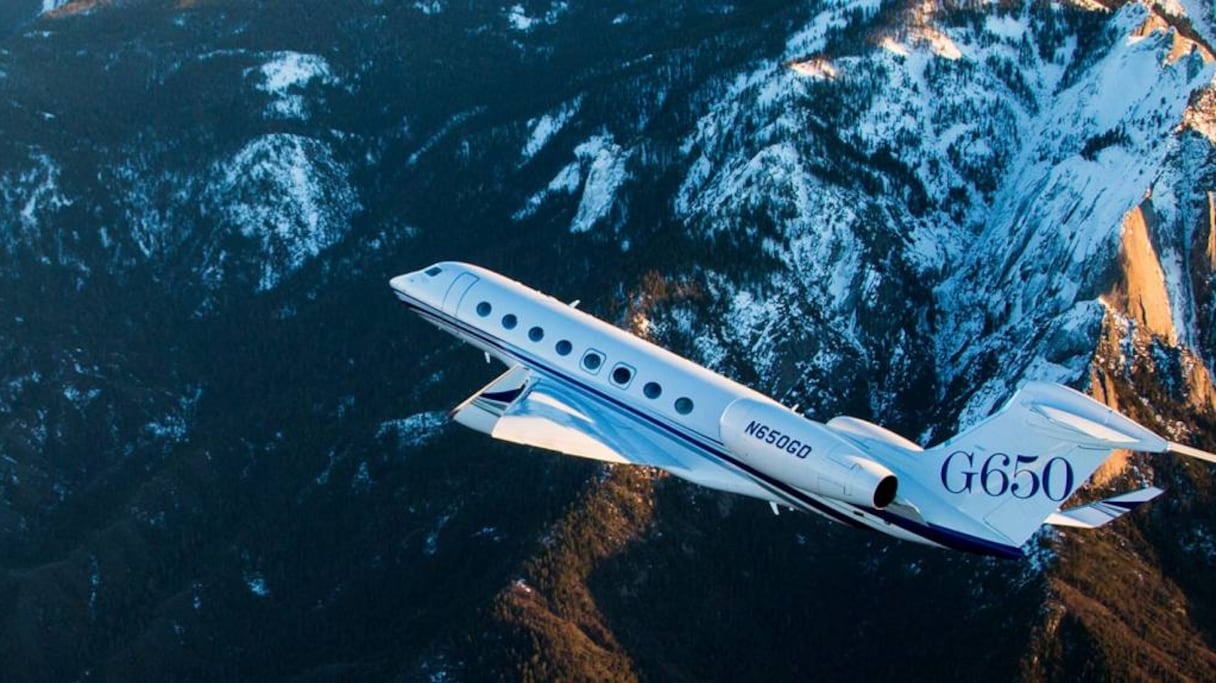 Un appareil Gulfstream G650.
