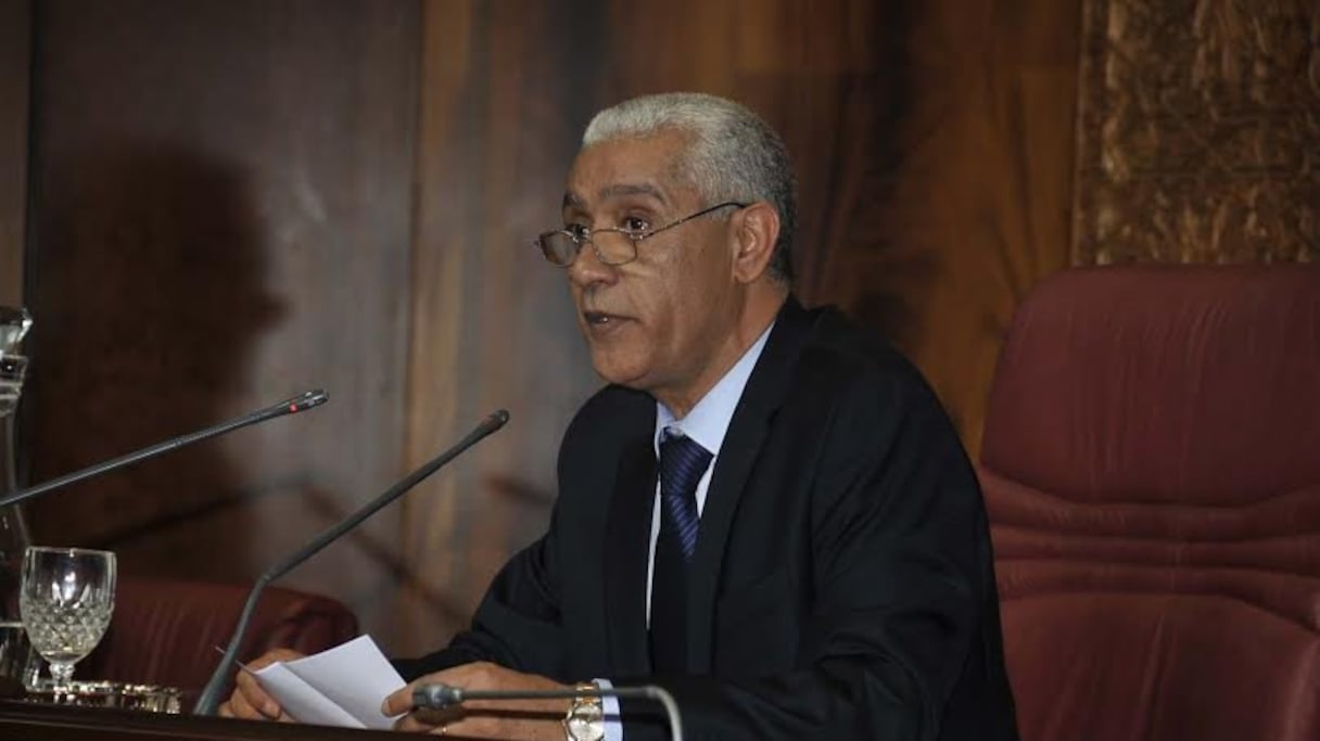 Rachid Talbi Alami, président de la Chambre des représentants.
