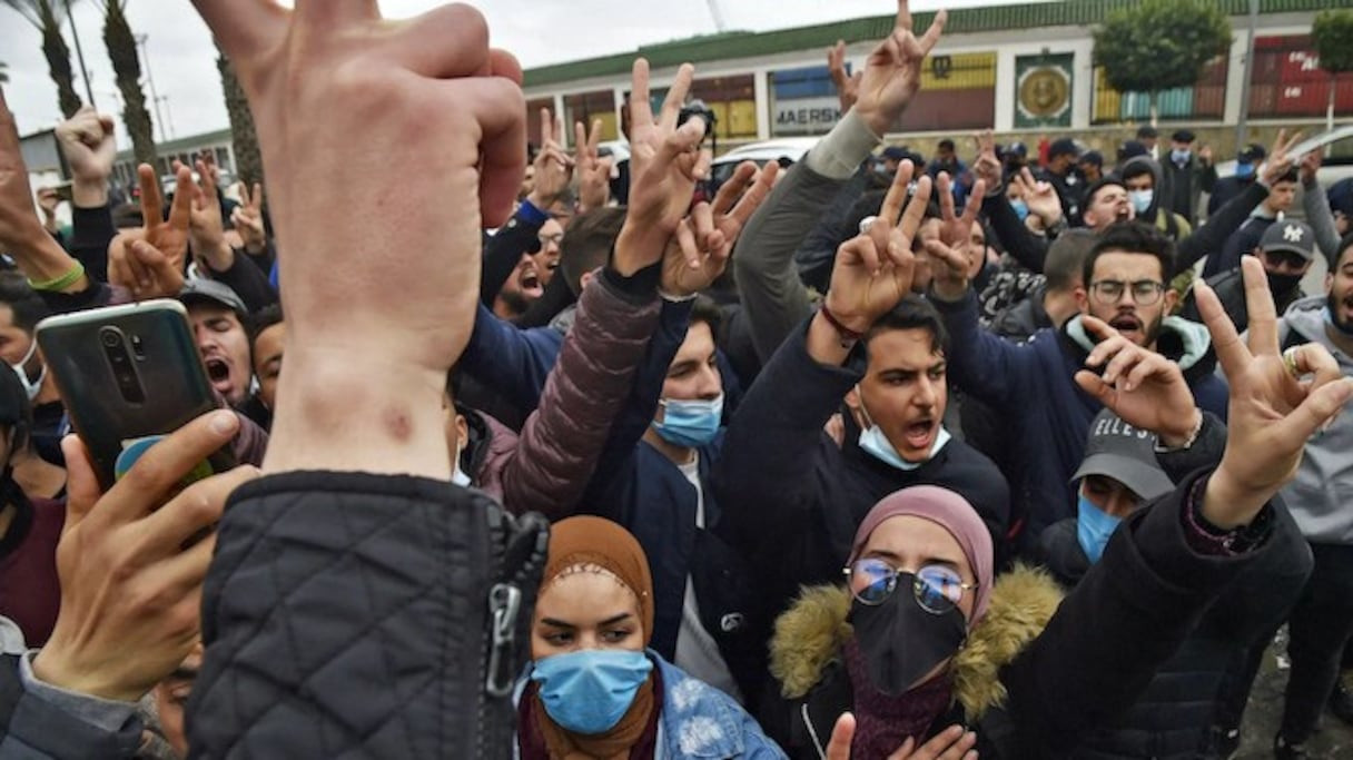 Le mardi 23 février 2021 marque le retour des étudiants dans la rue.
