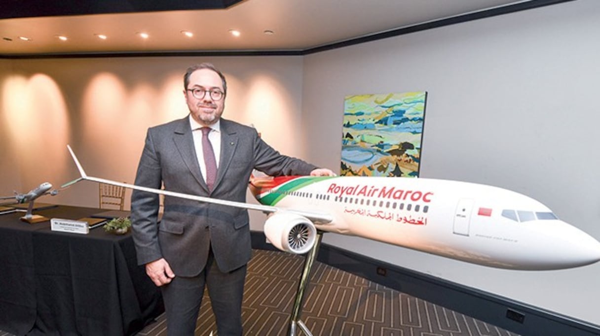 Abdelhamid Addou, PDG de Royal Air Maroc.
