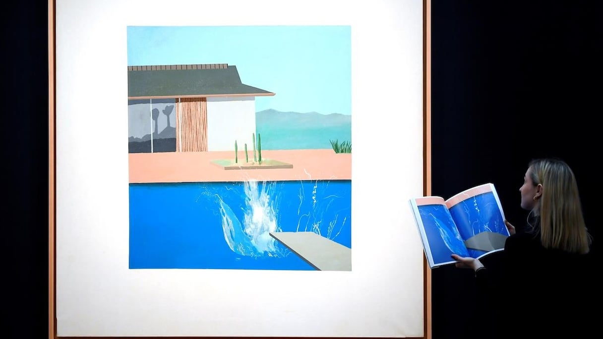 "The Splash", David Hockney, 1966. 
