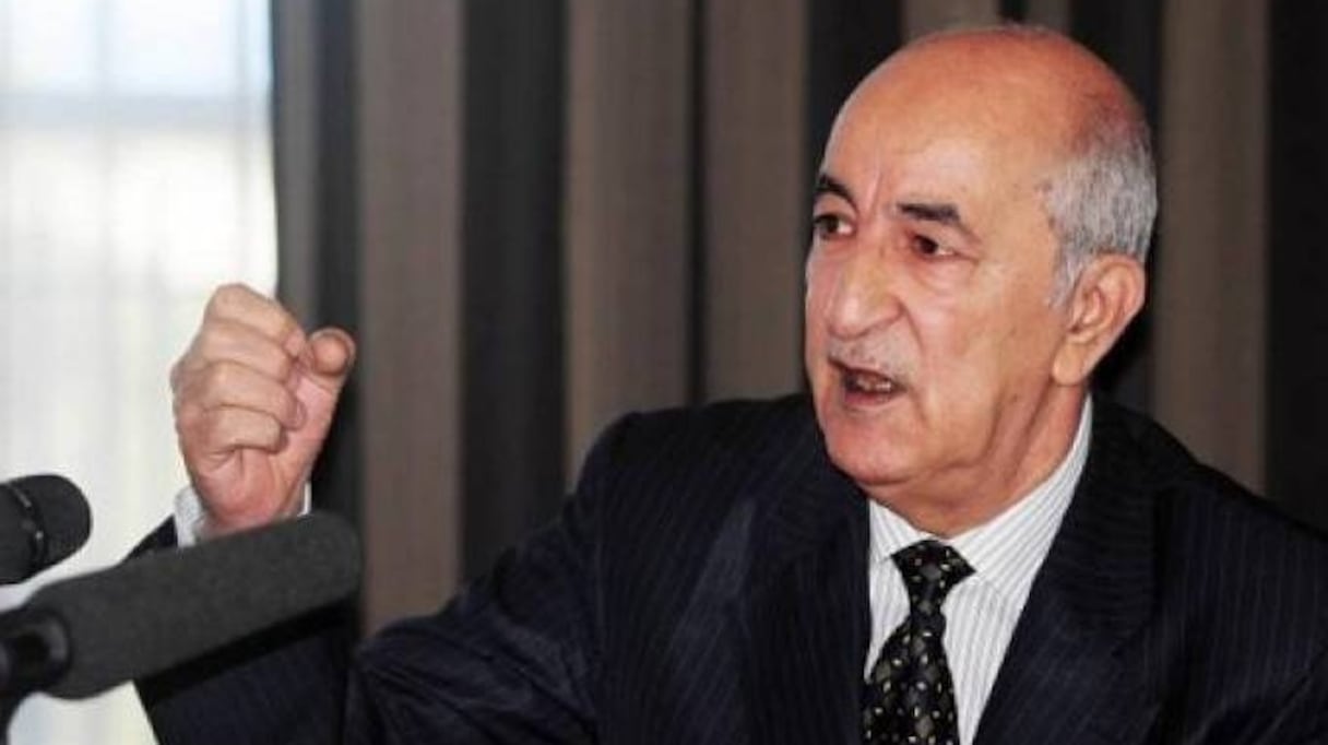 Abdelmajid Tebboune, nouveau président algérien.
