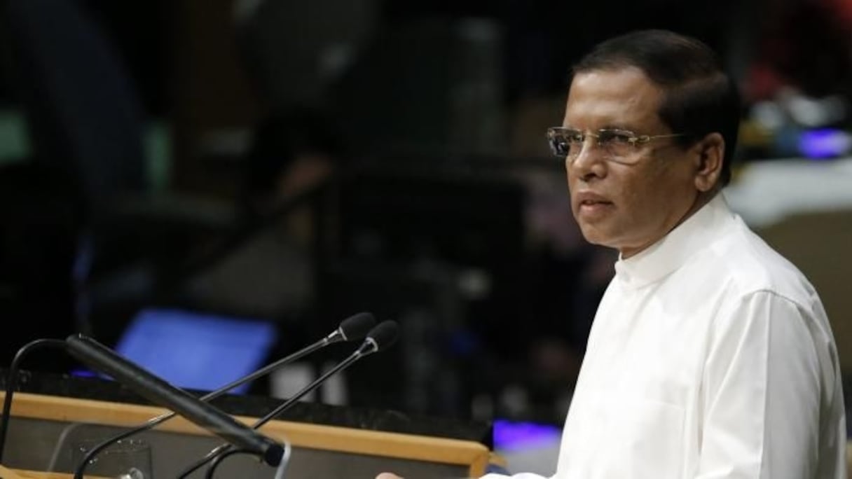 Le président du Sri Lanka, Maithripala Sirisena.
