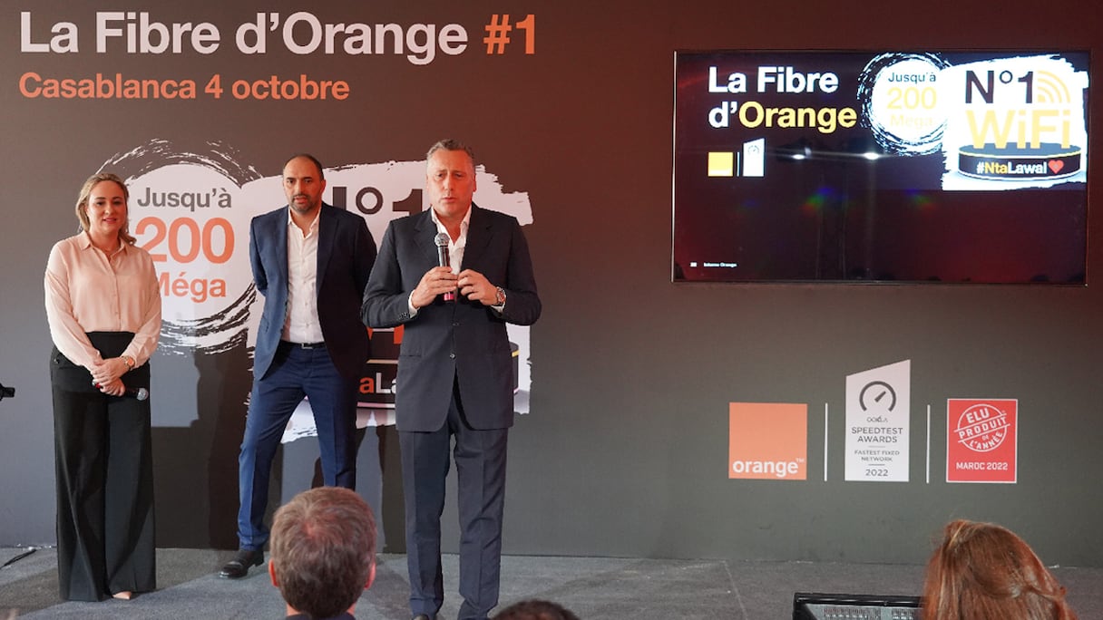 Orange Maroc dévoile la première box Fibre Wifi6 du marché lors d’une conférence de presse organisée mardi 4 octobre à Casablanca.
