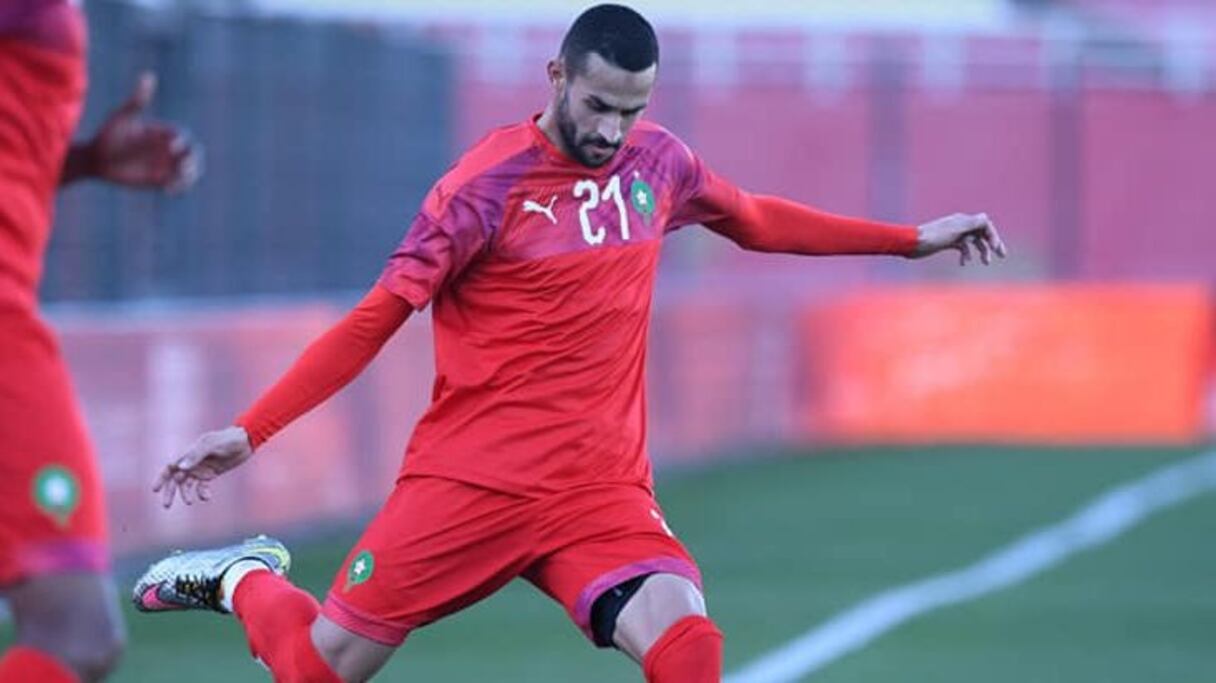 Adam Ennafati, joueur de l'équipe nationale des Locaux.
