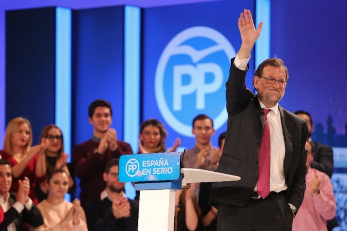 Le Parti populaire de Mariano Rajoy a obtenu 137 sièges sur 350 à la chambre basse, soit 33% des suffrages.
