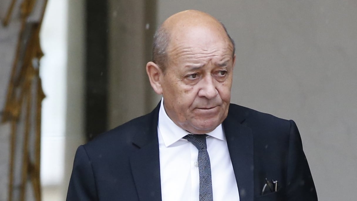 Jean-Yves Le Drian, le chef de la diplomatie française. 
