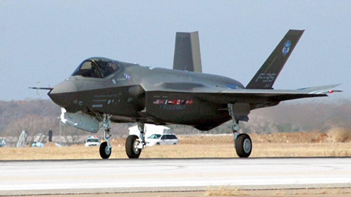 F35 furtif, bijou de la technologie militaire US.
