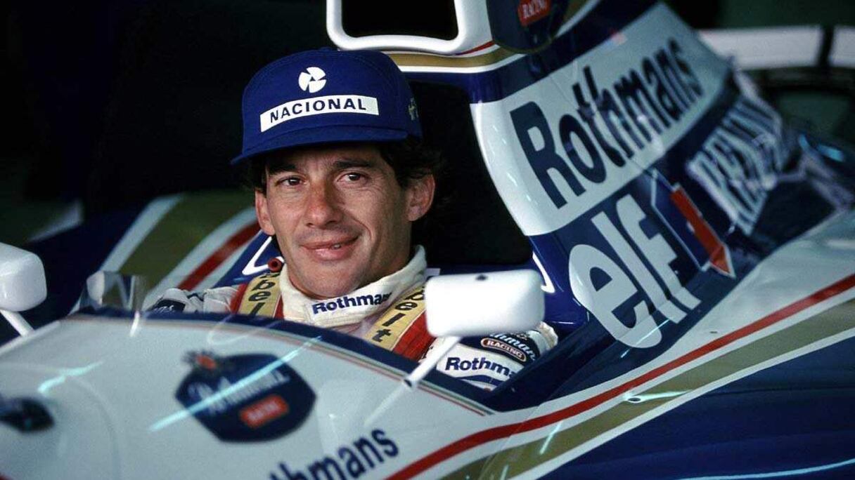 Ayrton Senna (BRE/Williams), GP de Saint-Marin, Imola (1994).
