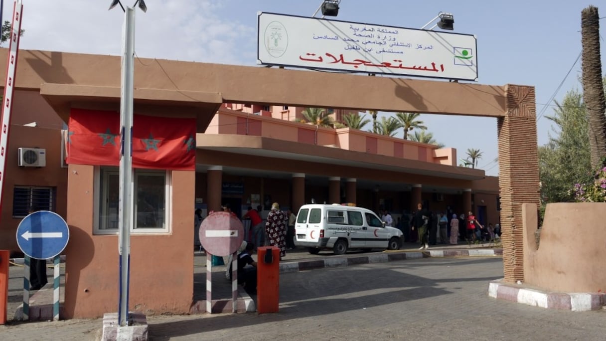 L'hôpital Ibn Tofail à Marrakech.
