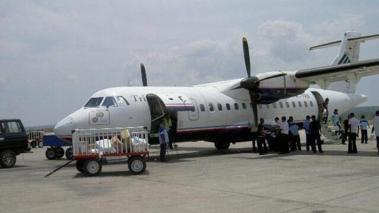 L'avion disparu sur le tarmac de l'aéroport de Sentani d'où il avait décollé.
