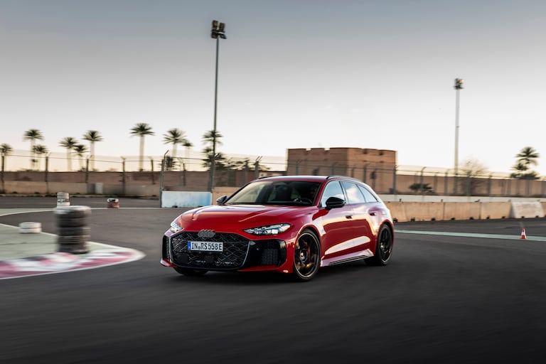 La nouvelle Audi RS 5 sur le circuit de Marrakech.