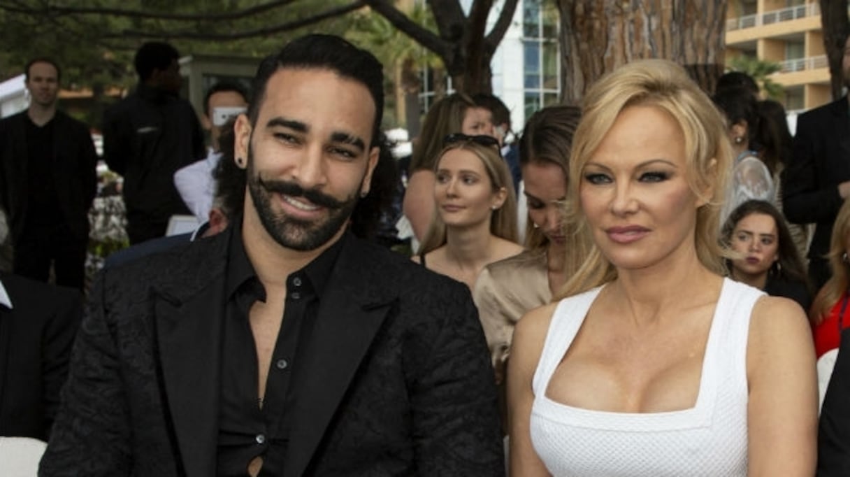 Pamela Anderson et Adil Rami
