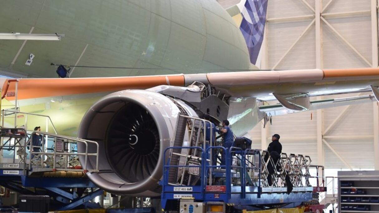 L'une des usines de montage de Rolls-Royce. 
