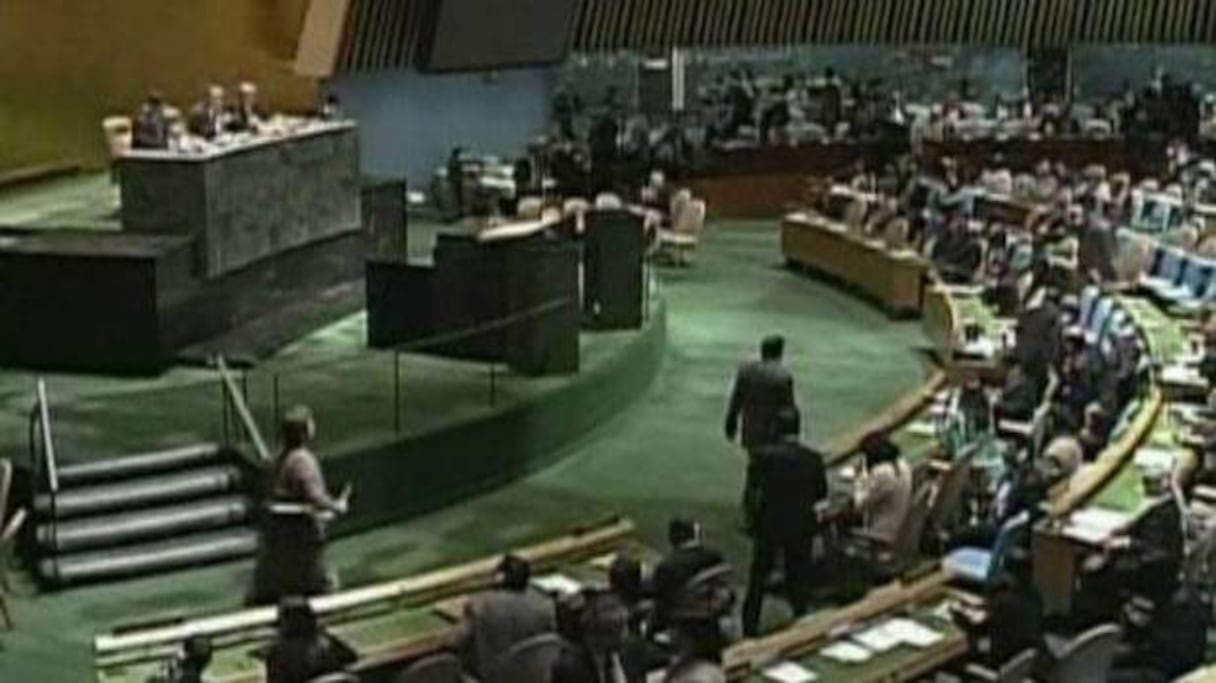 Assemblée générale de l'ONU, New-York.
