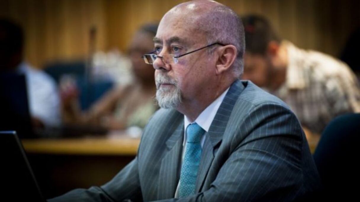 Wouter Basson, surnommé "Docteur la Mort" au temps de l'apartheid.
