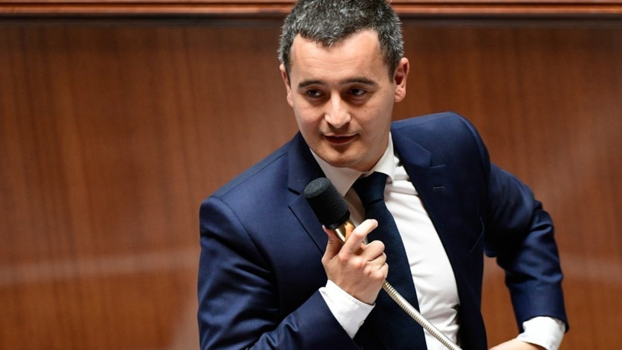 Gérald Darmanin, ministre de l'Intérieur du gouvernement Castex.
