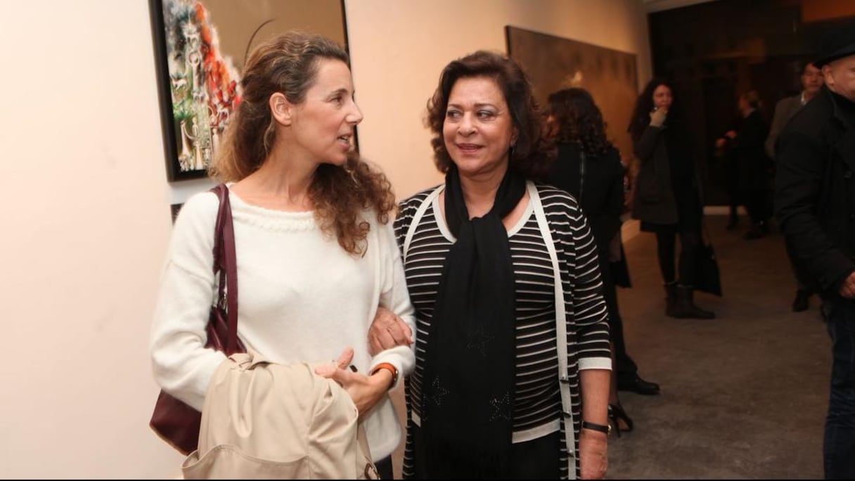 Meryem Sebti, du magazine Diptyk, et Aicha Amor, de l'Atelier 21.
