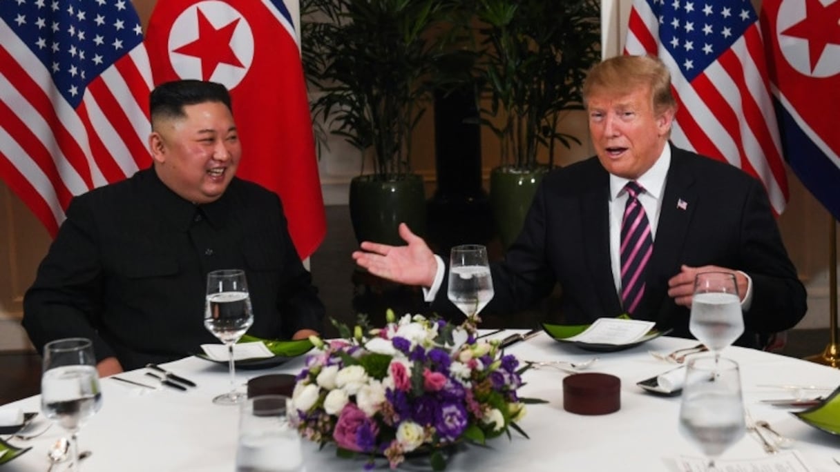 Kim et Trump.
