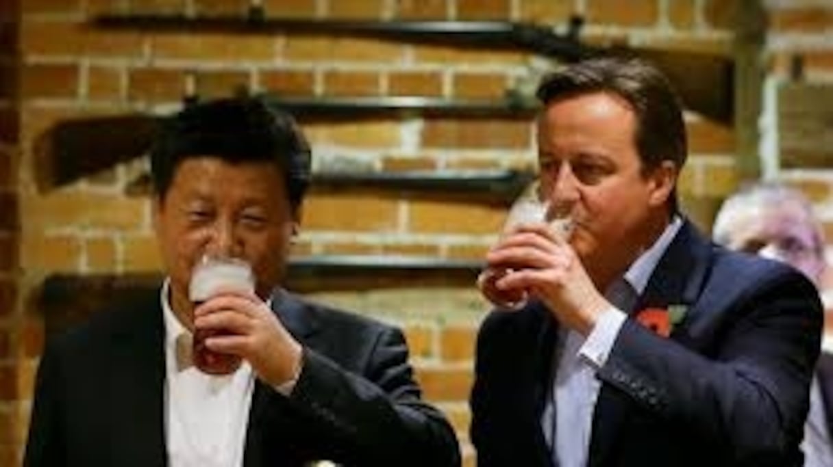 Xi Jinping et David Cameron en octobre 2015. 
