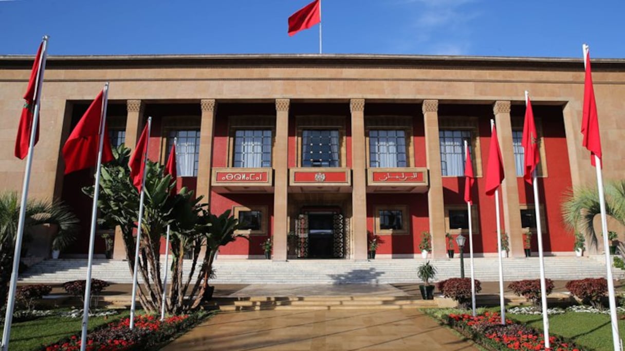 Le Parlement, à Rabat. 
