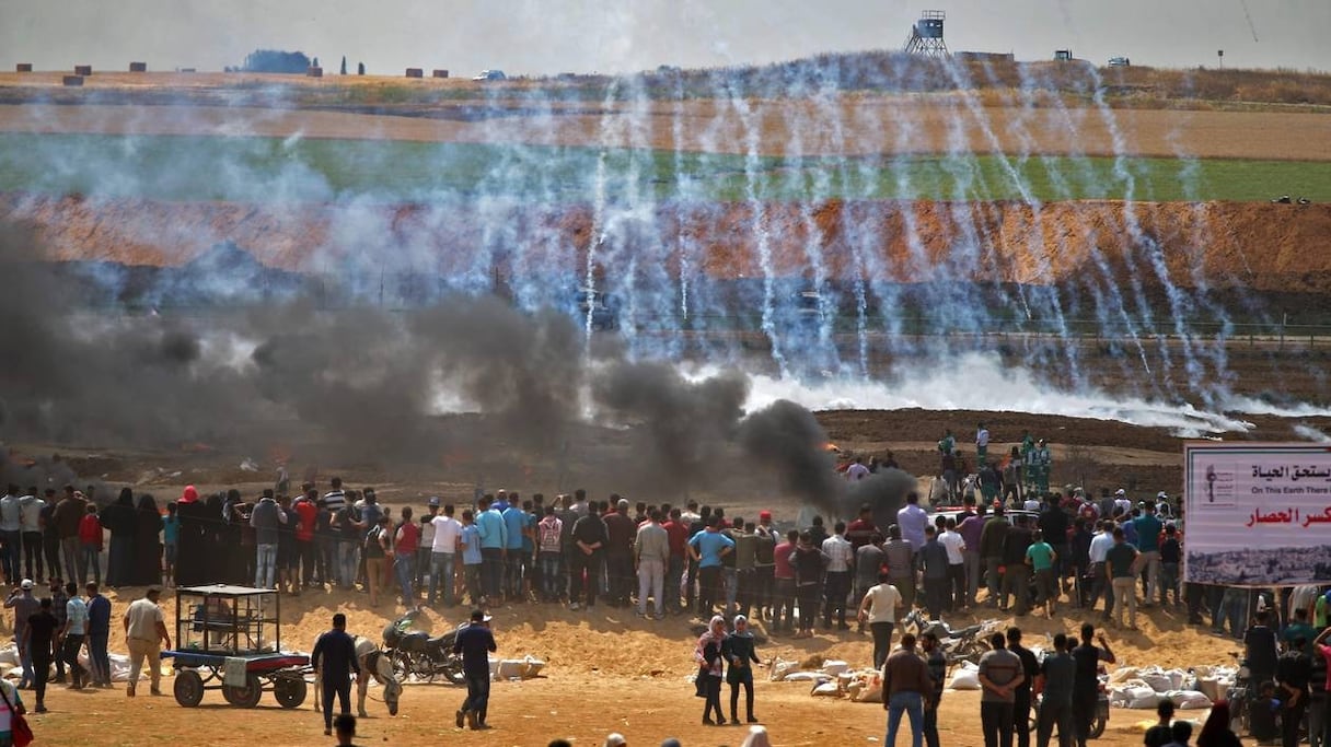 Pour l'heure, 37 morts palestiniens sont à déplorer après les tirs israéliens de ce lundi 14 mai.
