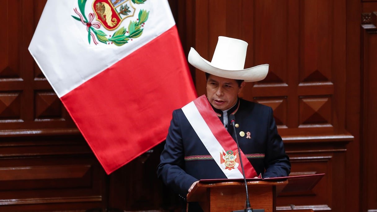 Le président péruvien Pedro Castillo.
