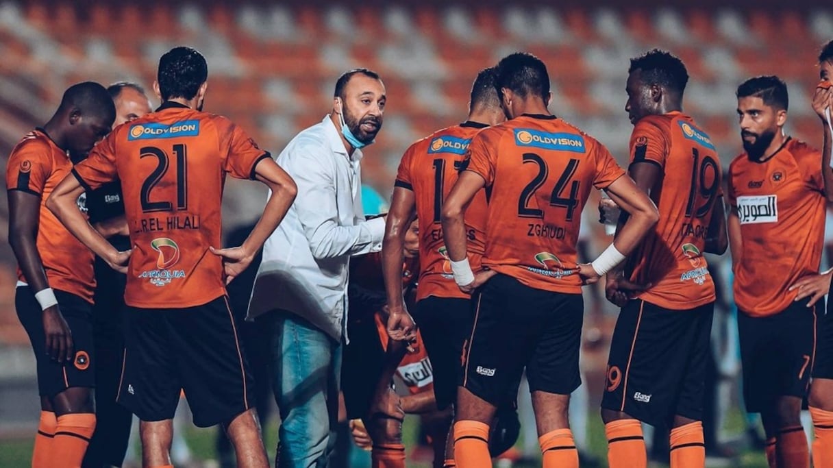 Tarik Sektioui, entraineur de la Renaissance Sportive de Berkane. 
